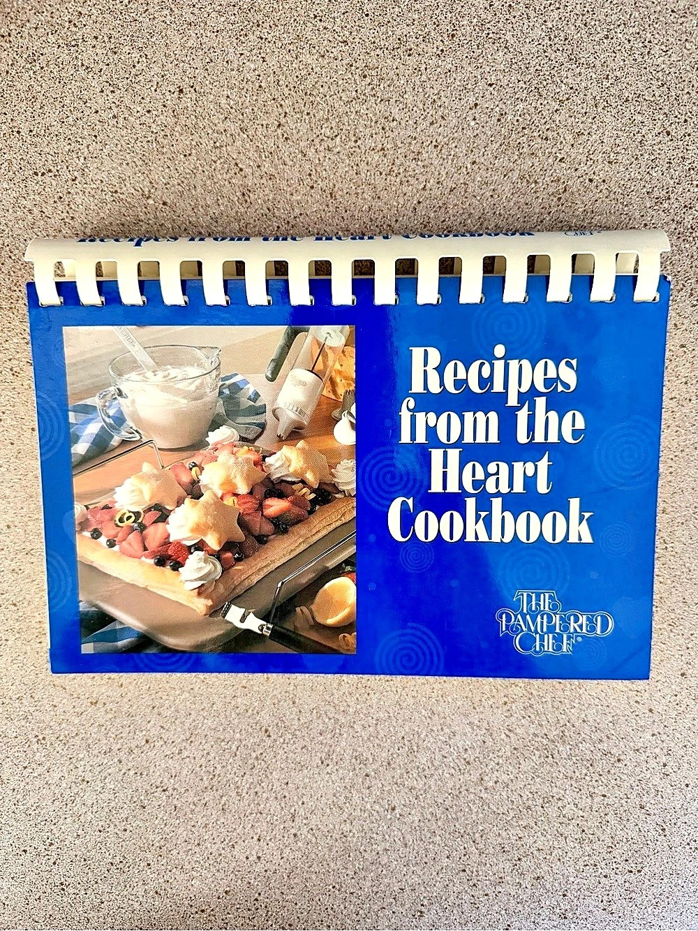 The Pampered Chef Recipes from the Heart Cookbook Blue